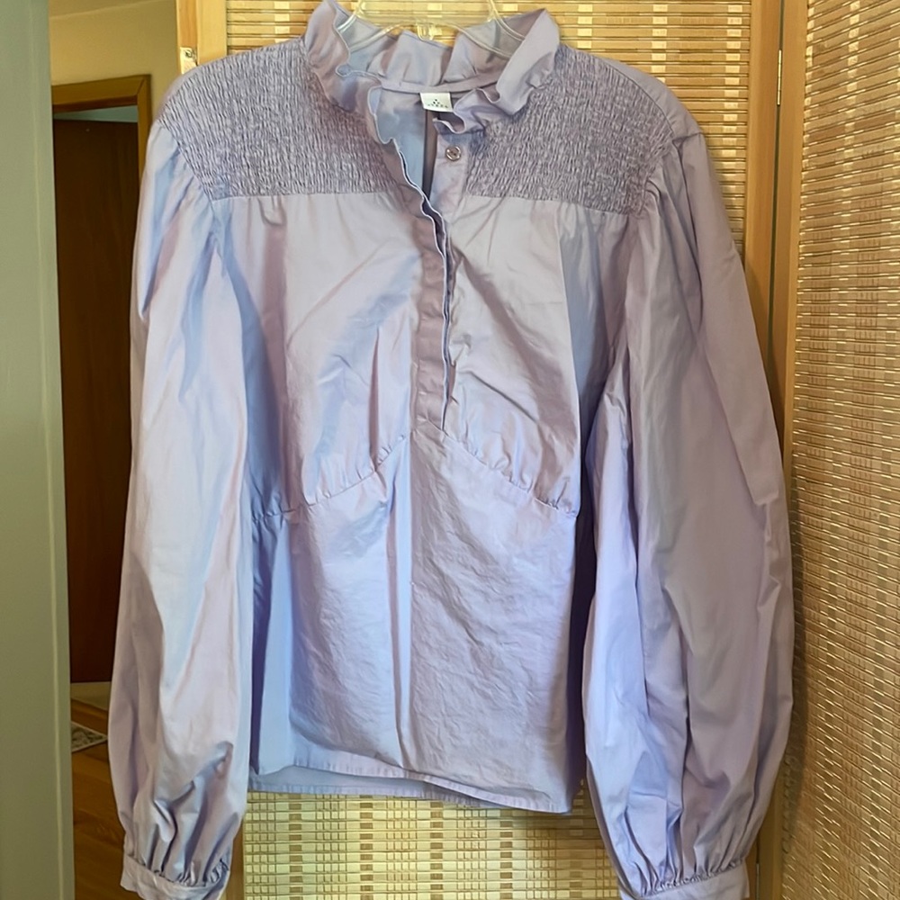 Second Sight Oversized Edition 18 Ruffle Neck blouse